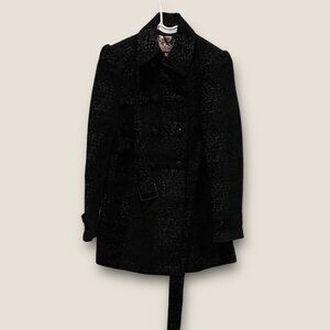 NWT: JUICY COUTURE RAZZLE DAZZLE TRENCH, SZ: S